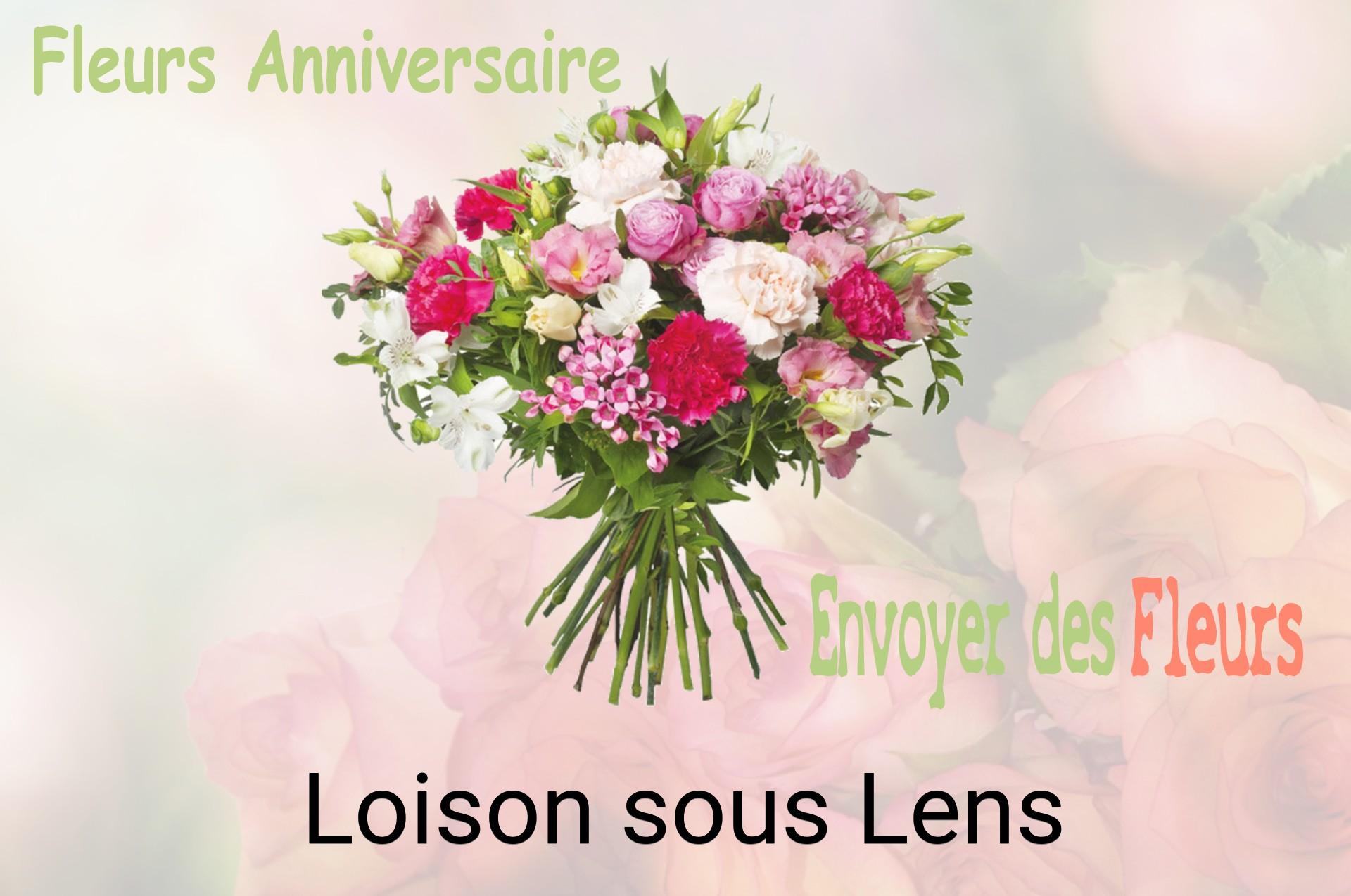 Bouquet de fleurs d’anniversaire livré à Loison-sous-Lens