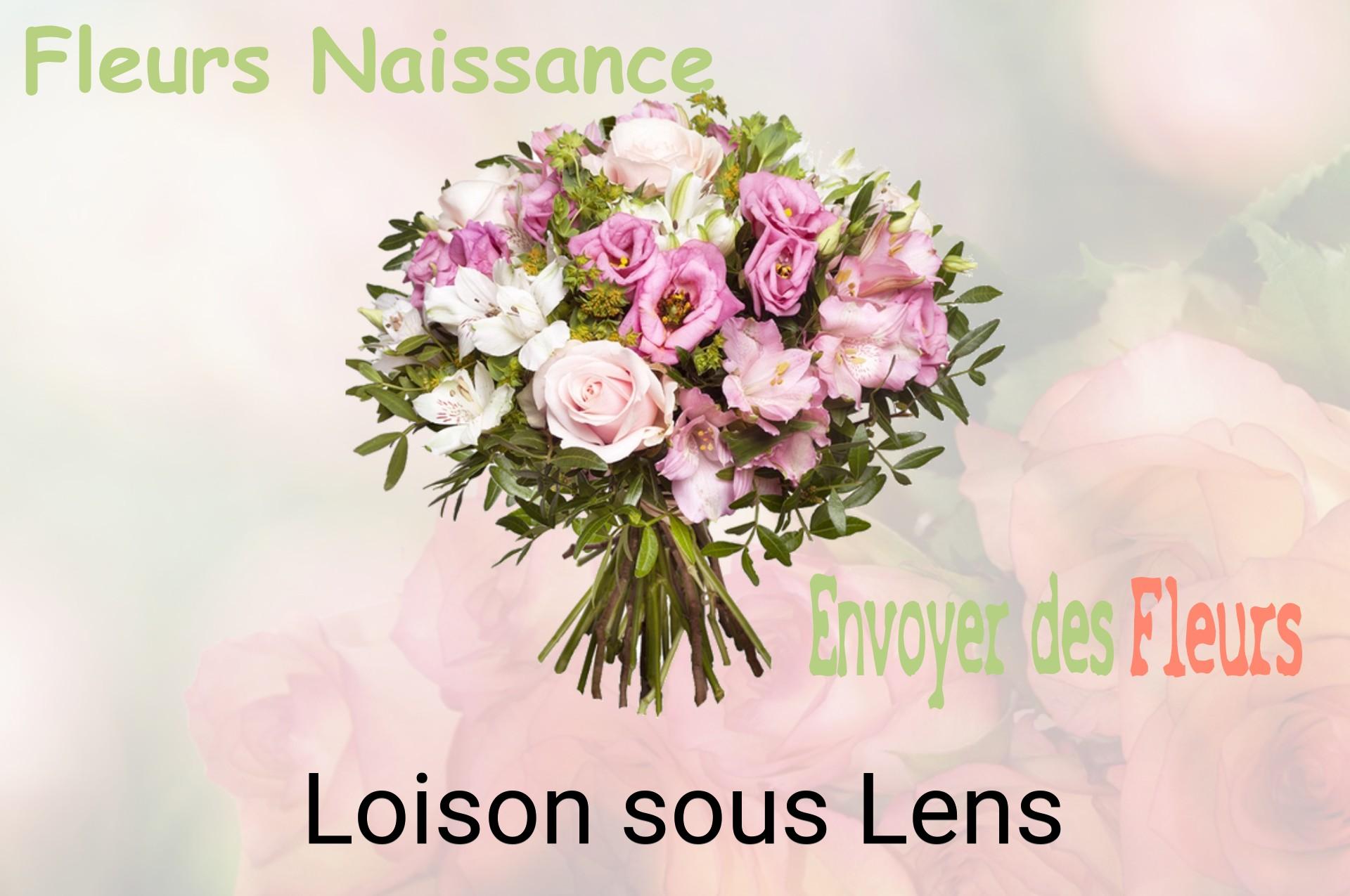 Bouquet de fleurs de naissance livré à Loison-sous-Lens
